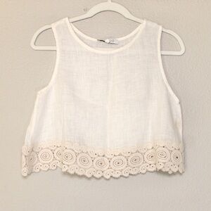 Alexie Linen Tank Top Blouse